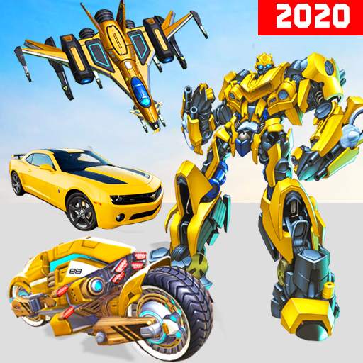 Jet Robot Car Transformation :Robot Car Games