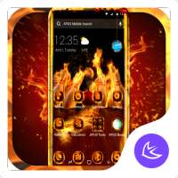 Fire Bowling APUS Launcher Theme on 9Apps
