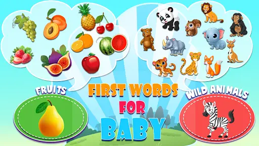 Toddler Learning Video Words w Color Crew & Larry, Baby Learning First  Words & ABC