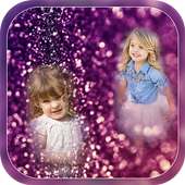 Transparent Glitter Photo Frames - Multiple Photos on 9Apps