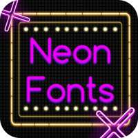 Neon Font for FlipFont , Cool Fonts Text Free