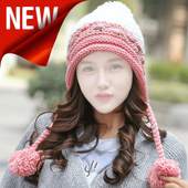 Women Winter Cap Photo Frames