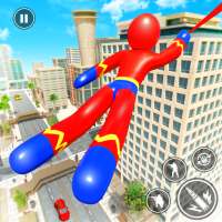 Stickman Rope Superhero Game on 9Apps