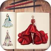 Girls Fashion Sketch Designs