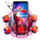 3D Fantasy Night Reindeer Launcher Theme on 9Apps