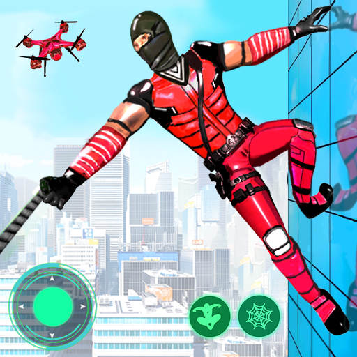 Spider Ninja Rope Hero - Crime City New Games 2021