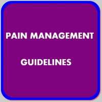 Pain management guidelines