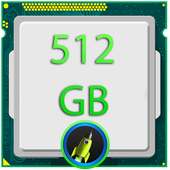 512 GB RAM Booster : 512 GB Storage Space Cleaner on 9Apps