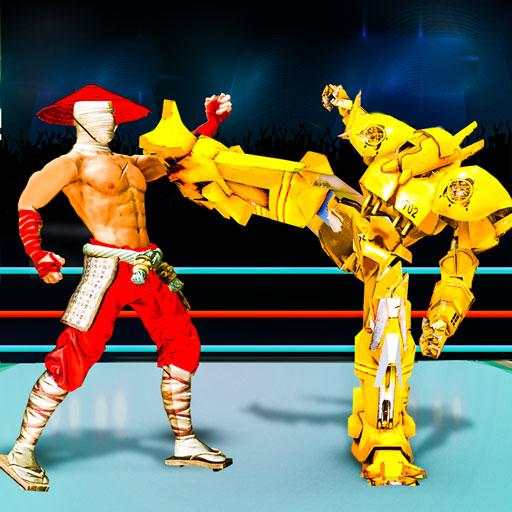 Robot vs Superhero Wrestling: Robot Fighting Games