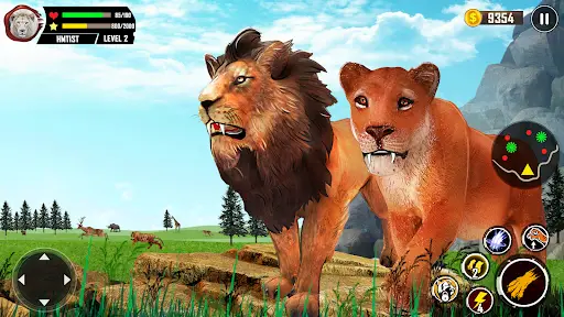 Lion Game 3d Wild Animal Games mobile android iOS apk download for