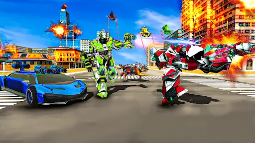 Flying Wild Tiger Robot Game para Android - Download