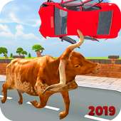 Angry Bull City Rampage: Bull Games