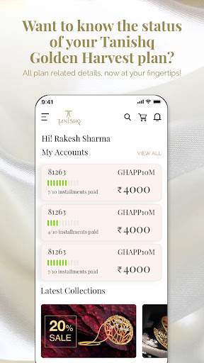Tanishq golden harvest store scheme online payment
