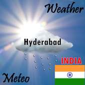 Weather Hyderabad India on 9Apps