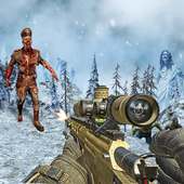 Dead Zombie Shooting Snow Battleground: FPS Game