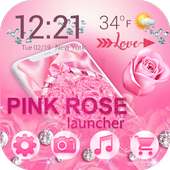 Nieuwe Pink Rose Gold Wallpaper X Theme Launcher