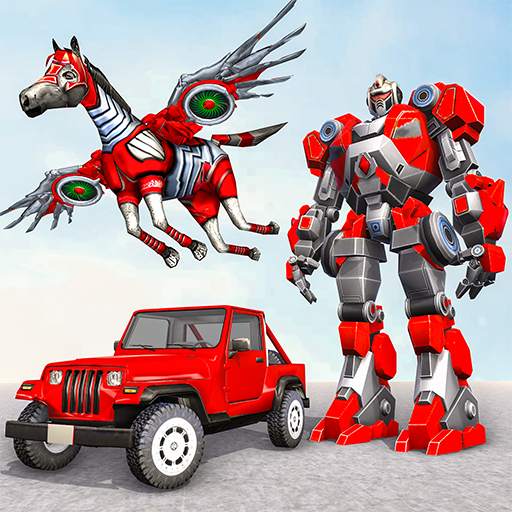 Horse Robot Jeep Games - Transform Robot Car Game