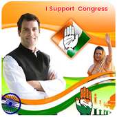 Indian National Congress Photo Frame and Dp Maker on 9Apps