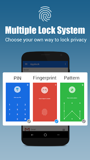 App lock - Real Fingerprint, Pattern & Password screenshot 2