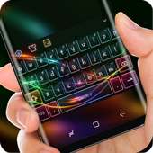 Neon Laser Colorful Light Keyboard Theme on 9Apps