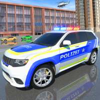 警察の駐車場3D-駐車場