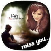 Miss You Photo Frame on 9Apps