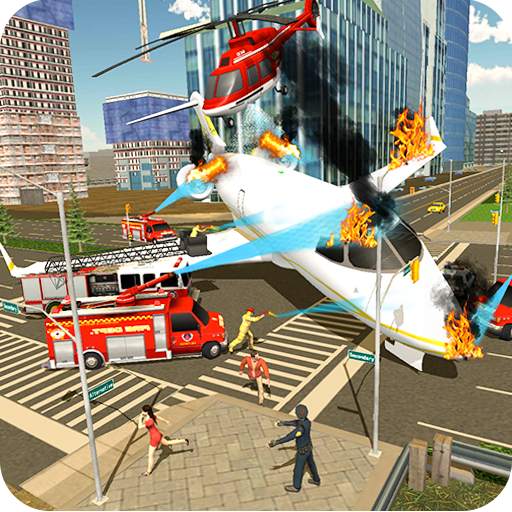 Airplane Fire Fighter  Ambulance Rescue Simulator