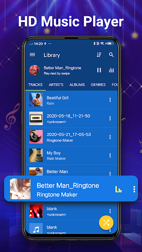音楽プレーヤー -  MP3プレーヤー＆10バンドイコライザー screenshot 4
