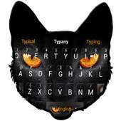 Black Evil Cat Keyboard Theme on 9Apps