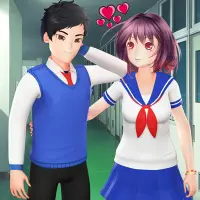 Baixe School Love Life: Anime Games no PC