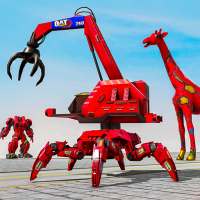 Spider Crane Robot Car Game – Giraffe Robot Games