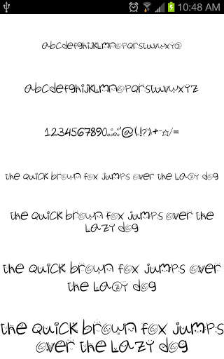 Hand dla FlipFont darmo screenshot 3