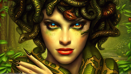 George Patsouras wallpaper Medusa 1080p Vertical