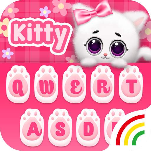 Pink Kitty Keyboard Theme