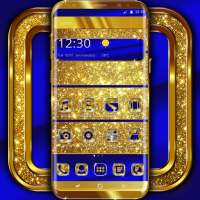 Cobalt and Gold Launcher Theme