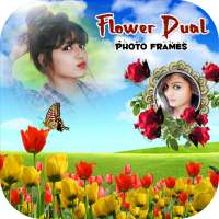 Flower Dual Photo Frames on 9Apps