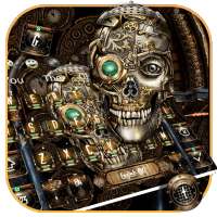 Steampunk Skull Keyboard on 9Apps