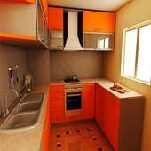 Ide Inspirasi  Dapur Warna Oranye