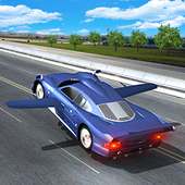 Flying Car Simulation 3d Game;Extreme Car Flyng