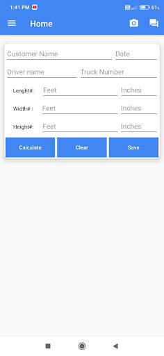 CFT Calculator - cubic feet for Sand, Wood, Stone screenshot 1