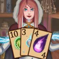 Cadı kart oyunu solitaire