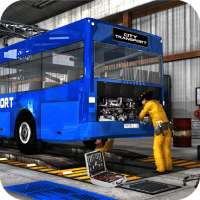 Autobús Mecánico Reparo Taller