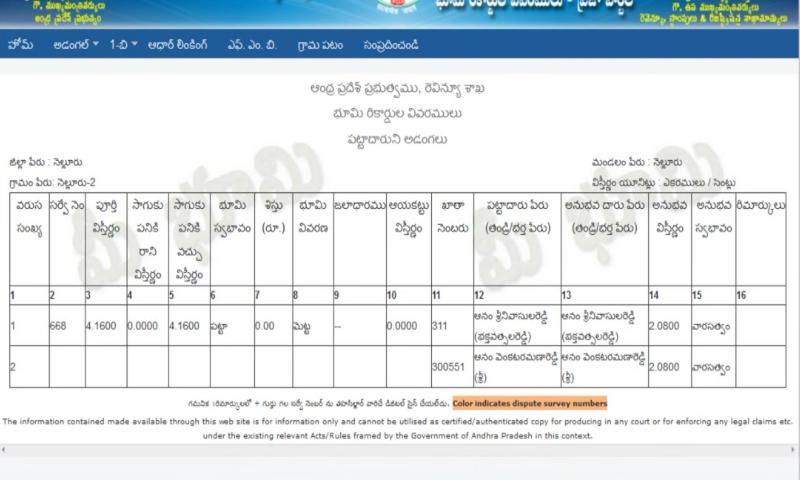 View Bhunaksha AP, FMB (2022): How to Search, Download Online