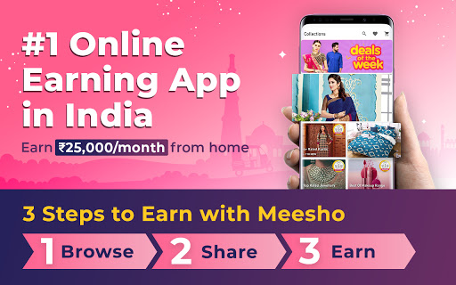 Meesho - Resell, Work From Home, Earn Money Online screenshot 1