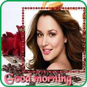 Good Morning Greeting Photo Frames on 9Apps