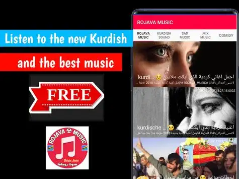 Téléchargement de l'application Live kurdish tv & radio & ROJAVA MUSIC 2023  - Gratuit - 9Apps