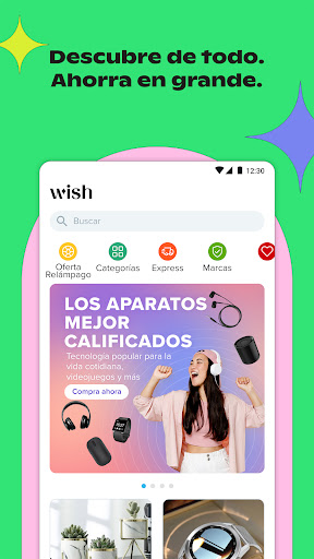 Wish: compra y ahorra screenshot 1