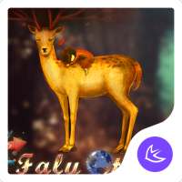 Cute deer fairy tale - APUS Launcher theme on 9Apps