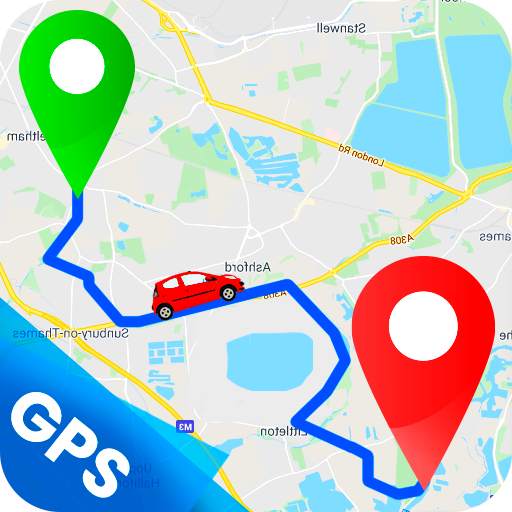GPS Navigation Maps Directions - Route Finder