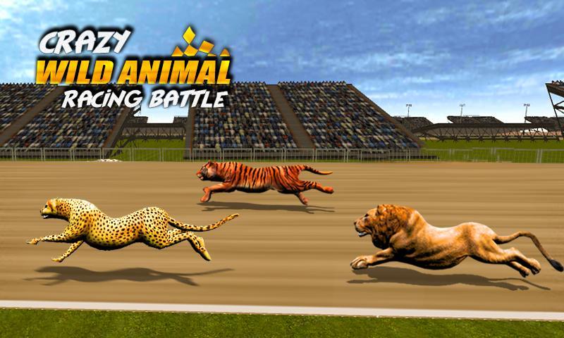 Crazy Wild Animal Racing Battle screenshot 14